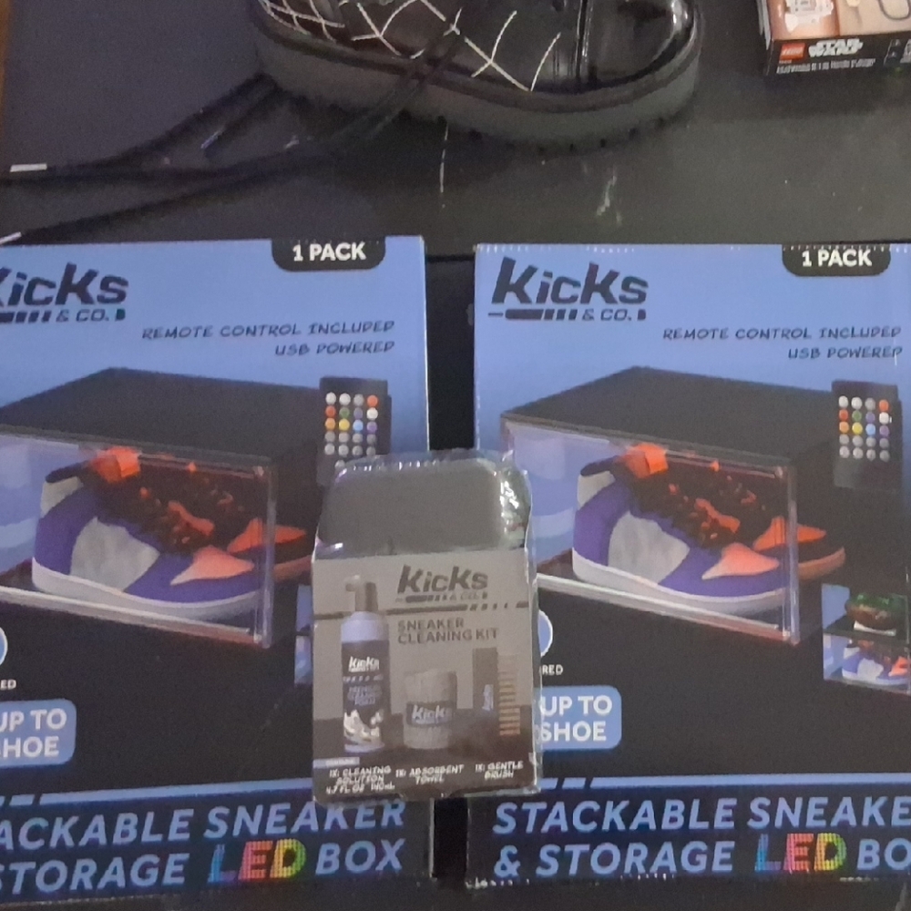 Kicks Stackable Sneaker Storage LED Box